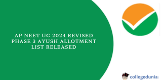 AP NEET UG 2024: Revised Phase-III AYUSH Allotment List Released, Download PDF Now.